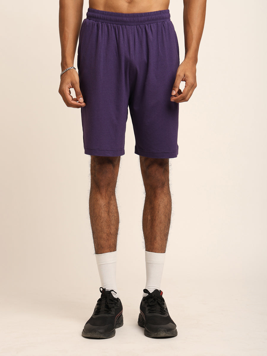 Naturefab Men’s Organic Bamboo Shorts Purple