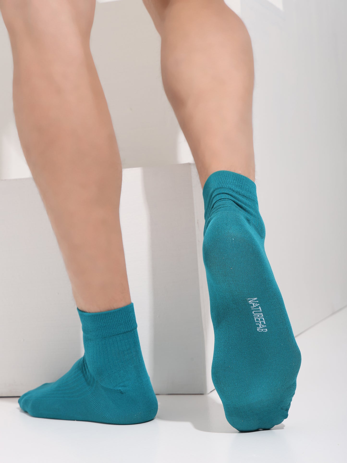 Naturefab Men's Bamboo Ankle Length socks Verdigns (Pack of 3)