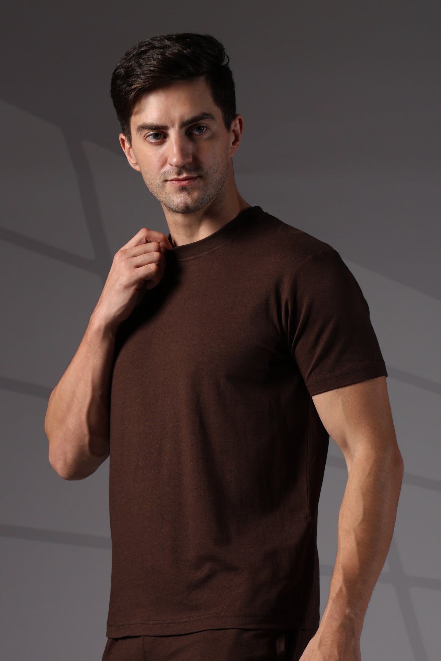 Naturefab Men's Organic Bamboo Tshirt Coffee Bean