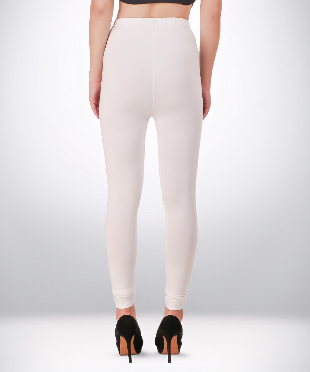 Naturefab Women's Organic Bamboo Legging White