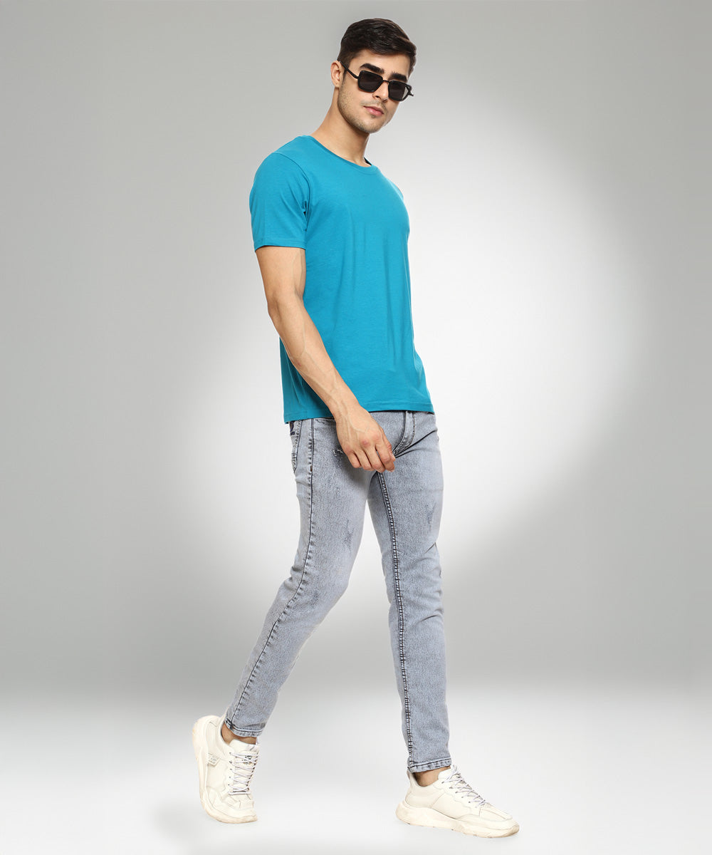 Naturefab Men's Organic Bamboo Tshirt Teal
