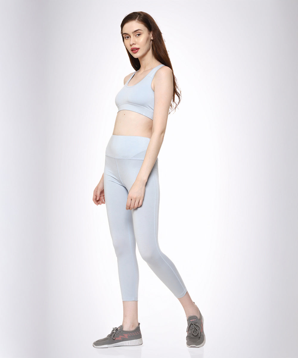 Naturefab Women's Bamboo Coórds Set Sky Blue