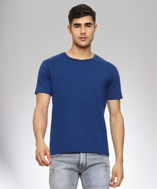 Naturefab Men's Organic Bamboo Tshirt Blue