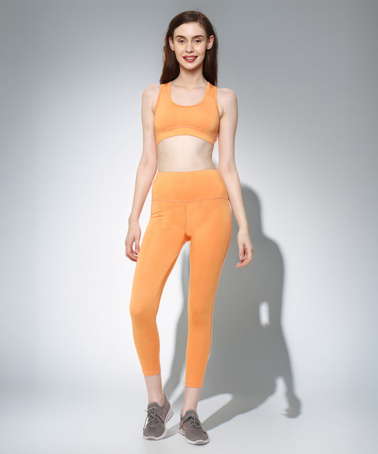 Naturefab Women's Bamboo Coórds Set Papaya