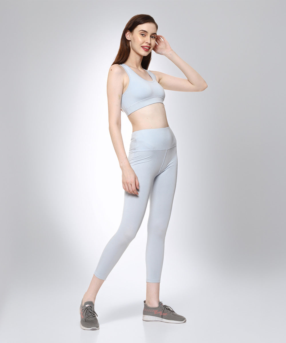 Naturefab Women's Bamboo Coórds Set Sky Blue
