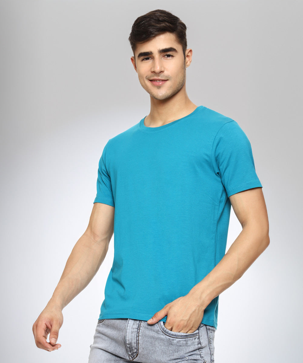 Naturefab Men's Organic Bamboo Tshirt Teal