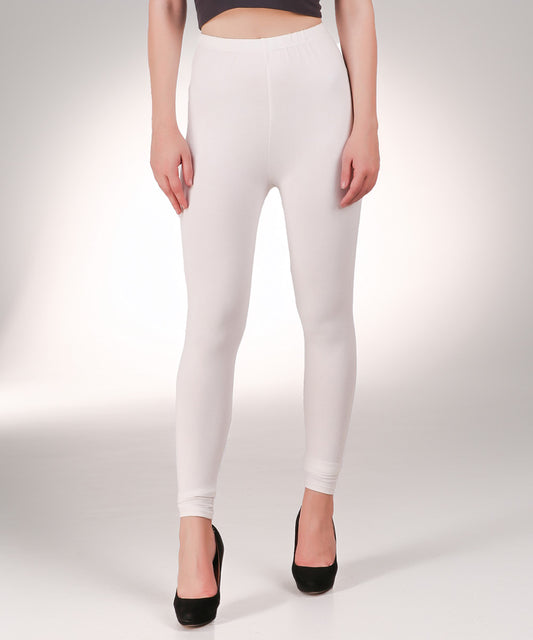 Naturefab Women's Organic Bamboo Legging White