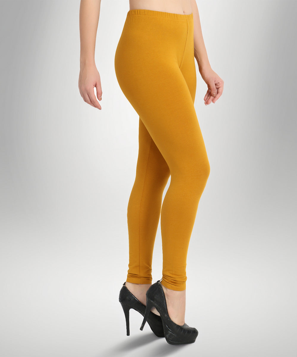Naturefab Women's Organic Bamboo Legging Mustard