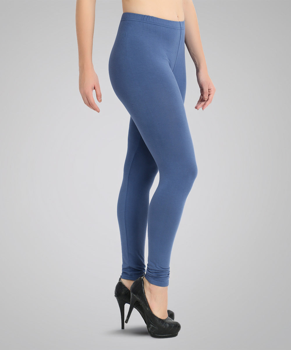 Naturefab Women's Organic Bamboo Legging Blue