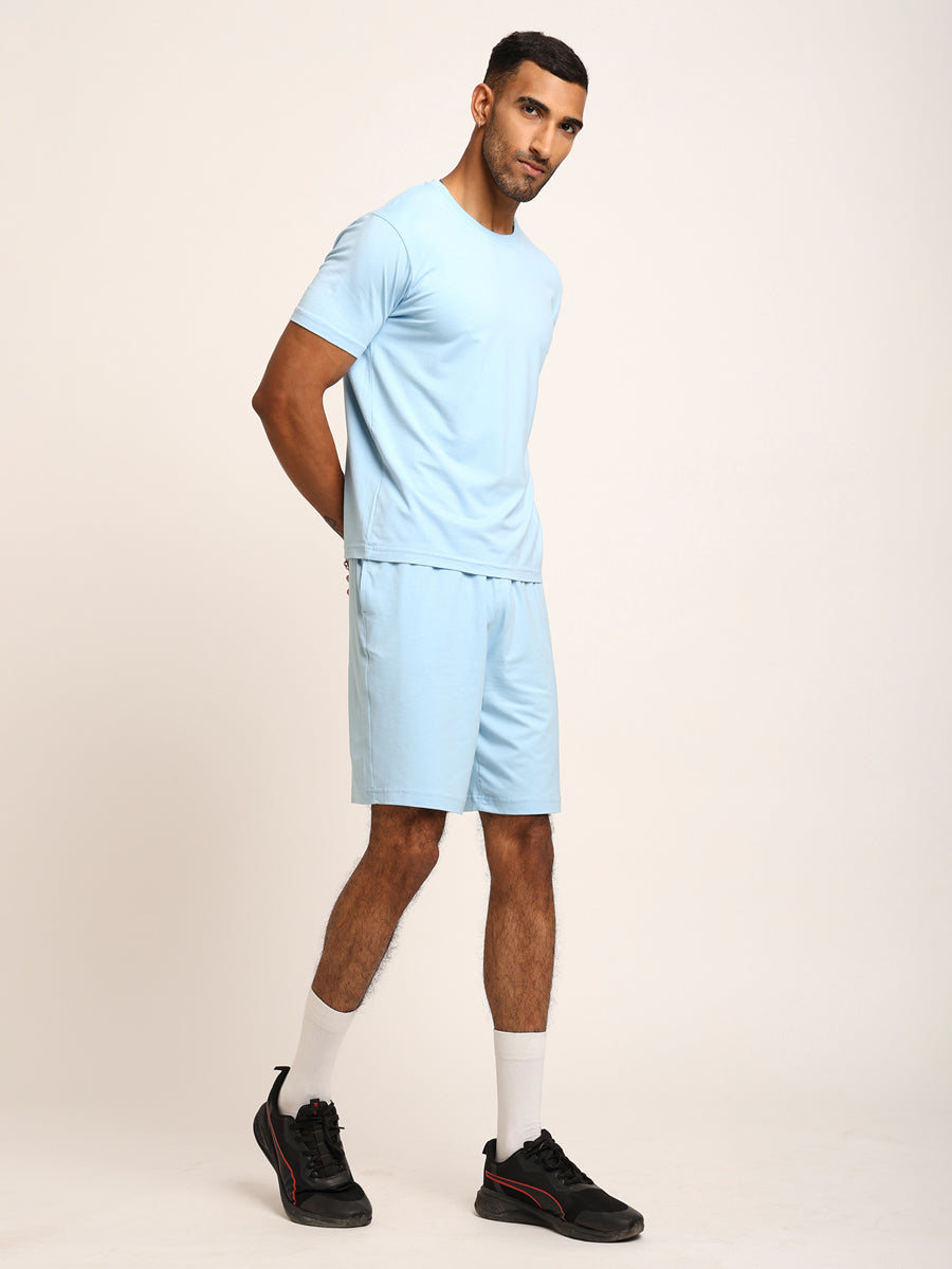 Naturefab Men's Organic Bamboo Co-ord Sky Blue