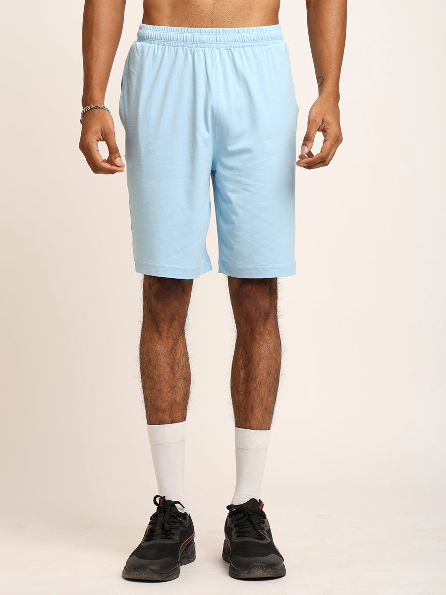 Naturefab Men’s Organic Bamboo Shorts Sky Blue