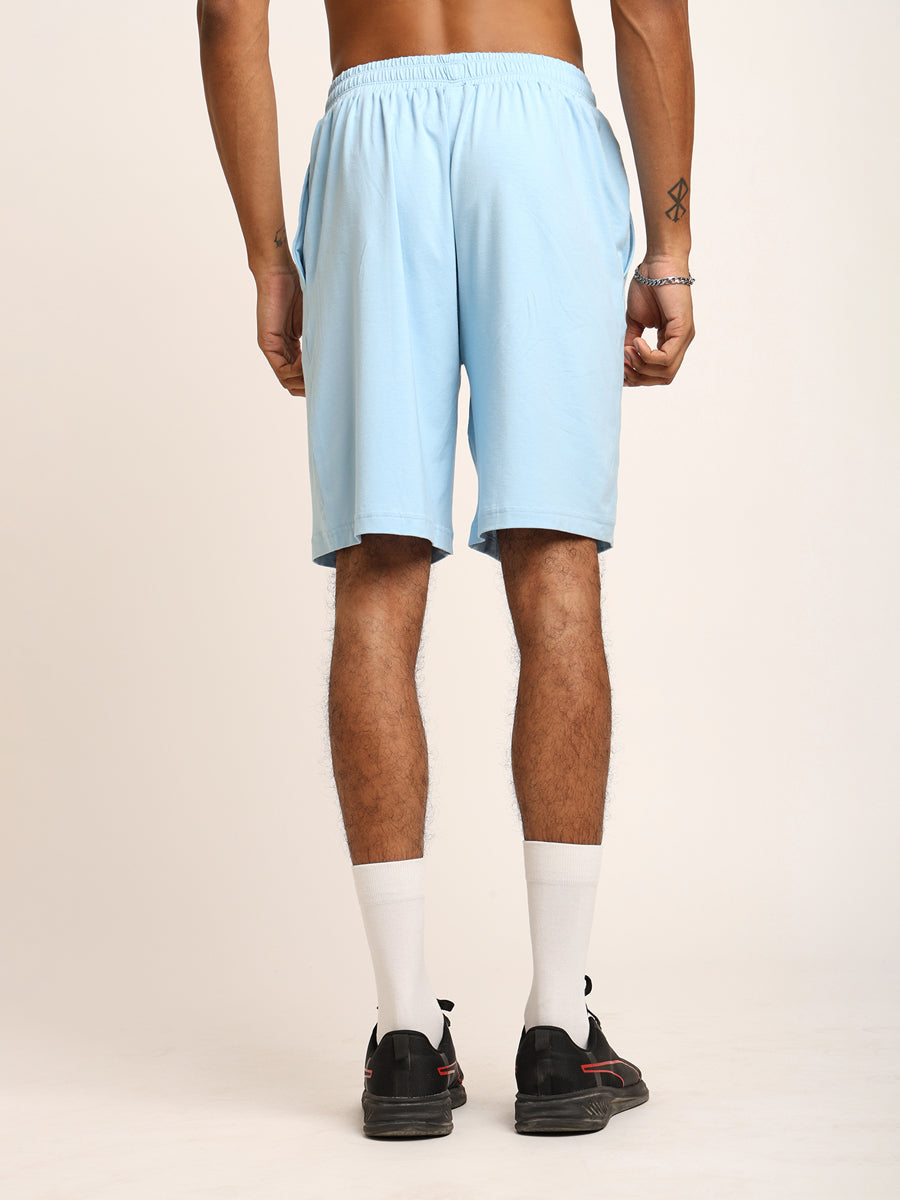 Naturefab Men’s Organic Bamboo Shorts Sky Blue