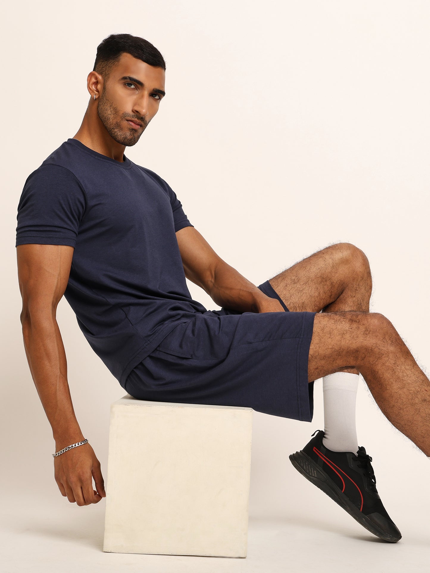 Naturefab Men's Organic Bamboo Tshirt Mood Indigo