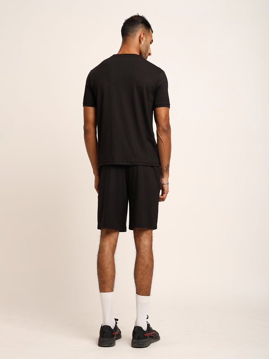 Naturefab Men's Organic Bamboo Co-ord Black