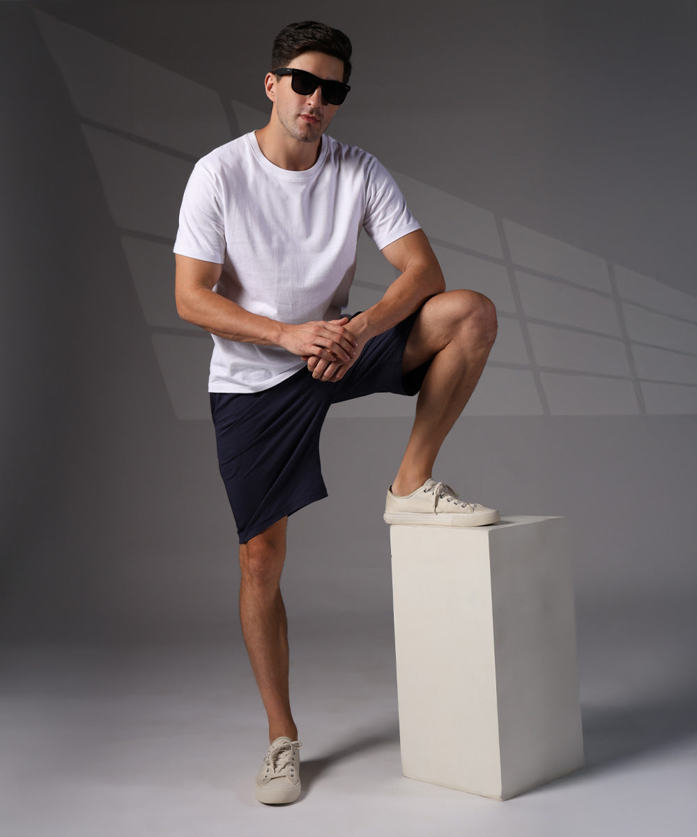 Naturefab Men’s Organic Bamboo Shorts Mood Indigo
