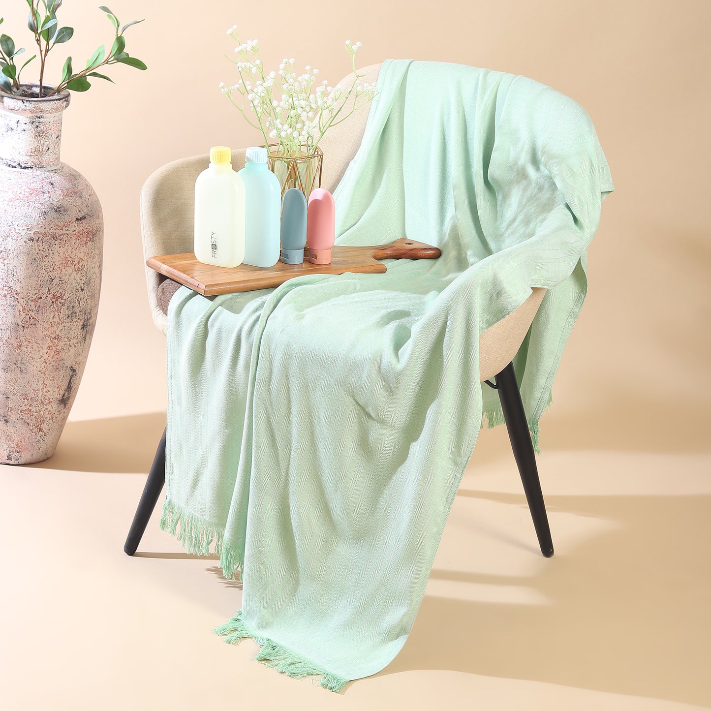 Naturefab Organic Bamboo Luxury Bath Towel (Pack of 2)