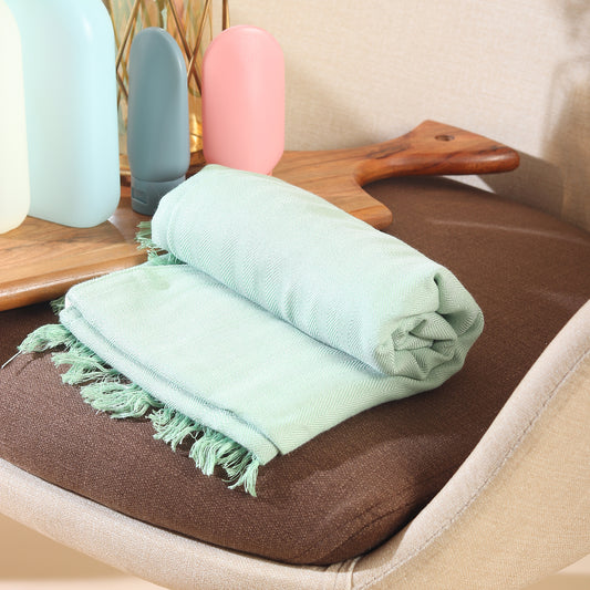 Naturefab Organic Bamboo Luxury Bath Towel Green