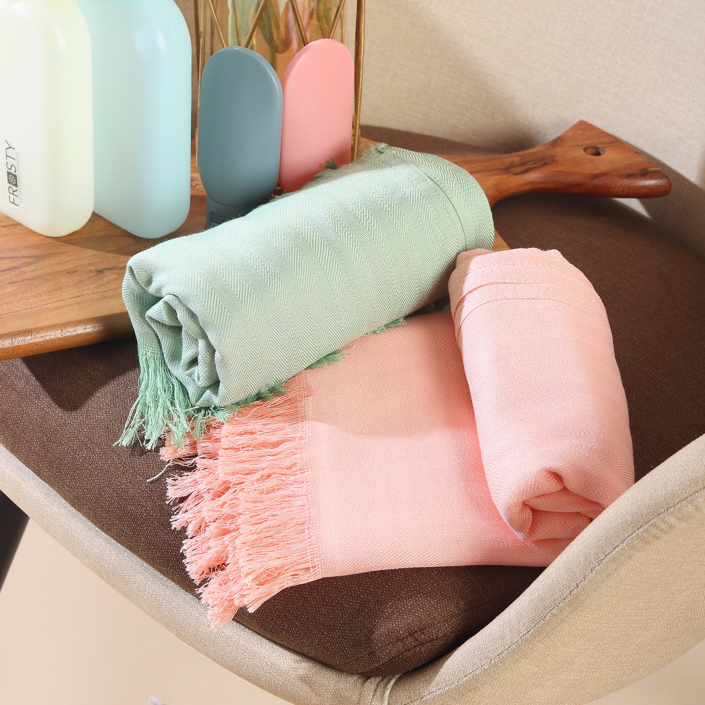Naturefab Organic Bamboo Luxury Bath Towel (Pack of 2)