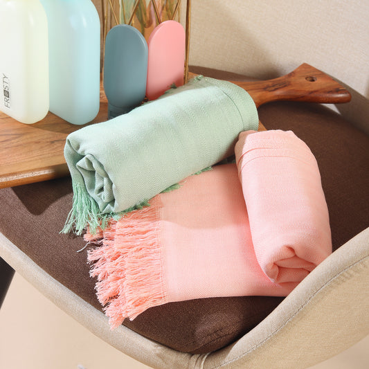 Naturefab Organic Bamboo Luxury Bath Towel (Pack of 2)