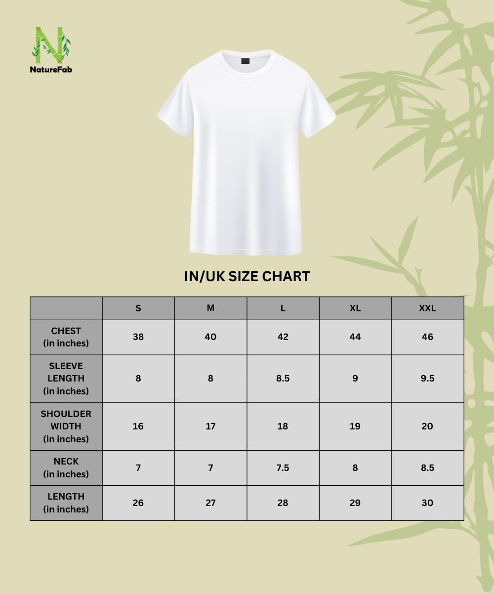 Naturefab Herren Bio Bambus T-Shirt Kaffeebohne