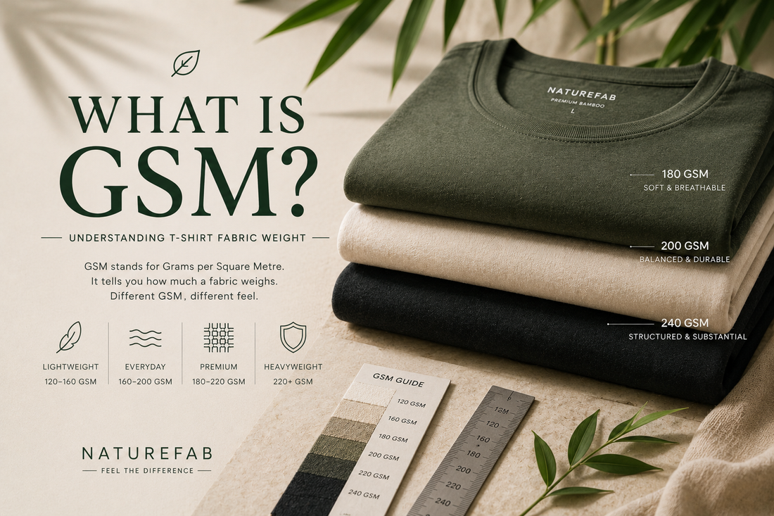 What Is GSM in Clothing? T-Shirt Fabric GSM Guide | NatureFab