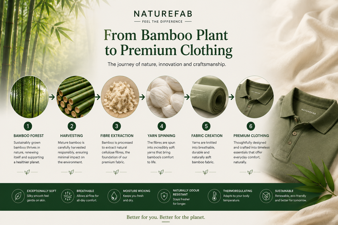 From Bamboo Plant to Premium Clothing: How Bamboo Fabric Is Made | NatureFab