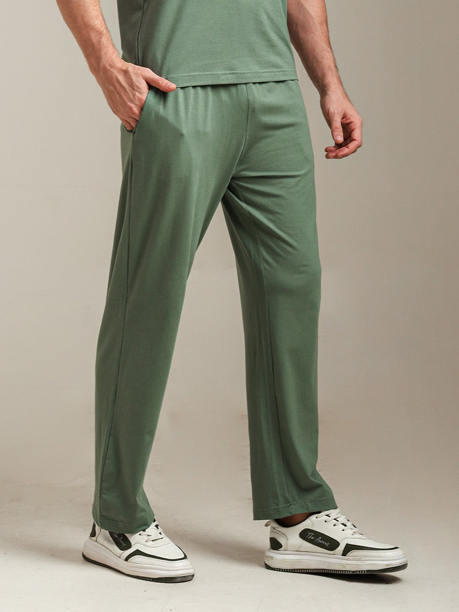 Naturefab Herren Bio Bambus Shorts Granite Green