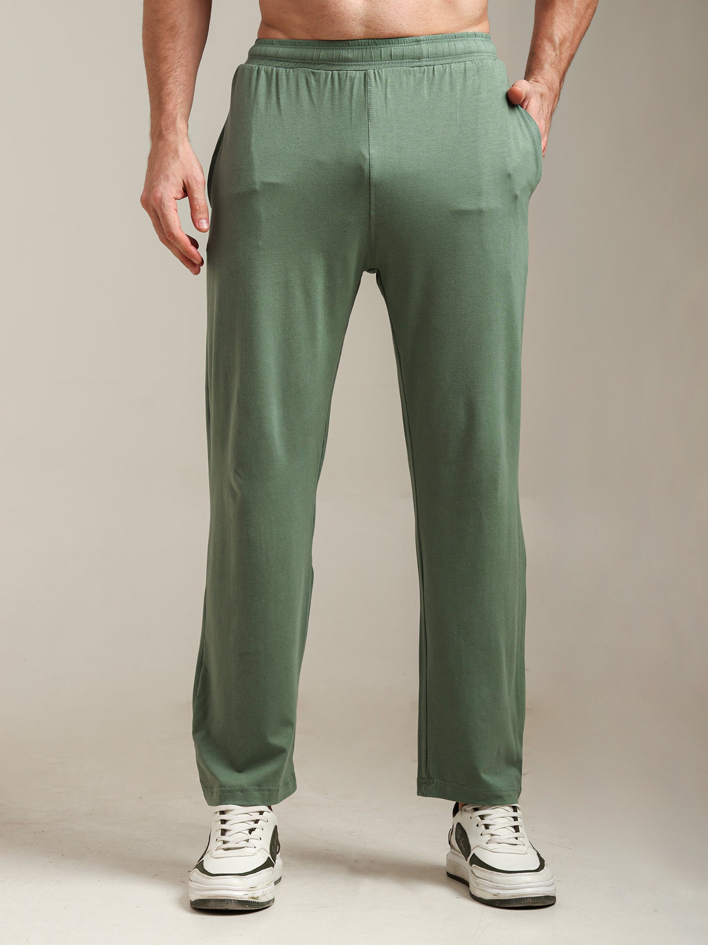 Naturefab Herren Bio Bambus Shorts Granite Green