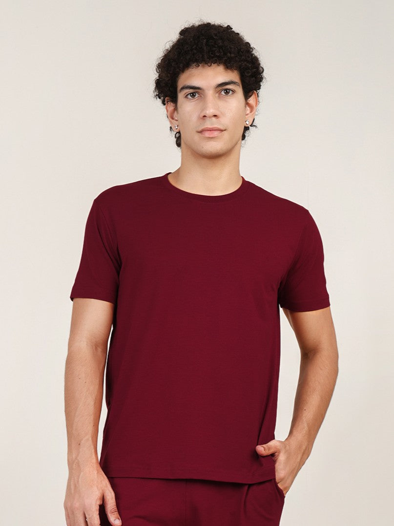 Naturefab Herren Bio Bambus T-Shirt Granite Green