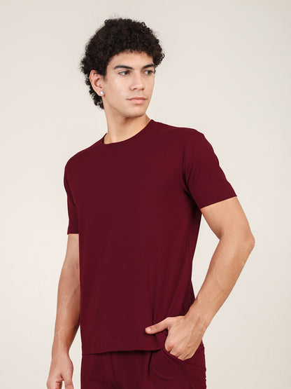 Naturefab Herren Bio Bambus T-Shirt Granite Green