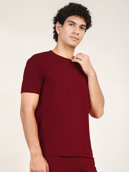 Naturefab Herren Bio Bambus T-Shirt Granite Green