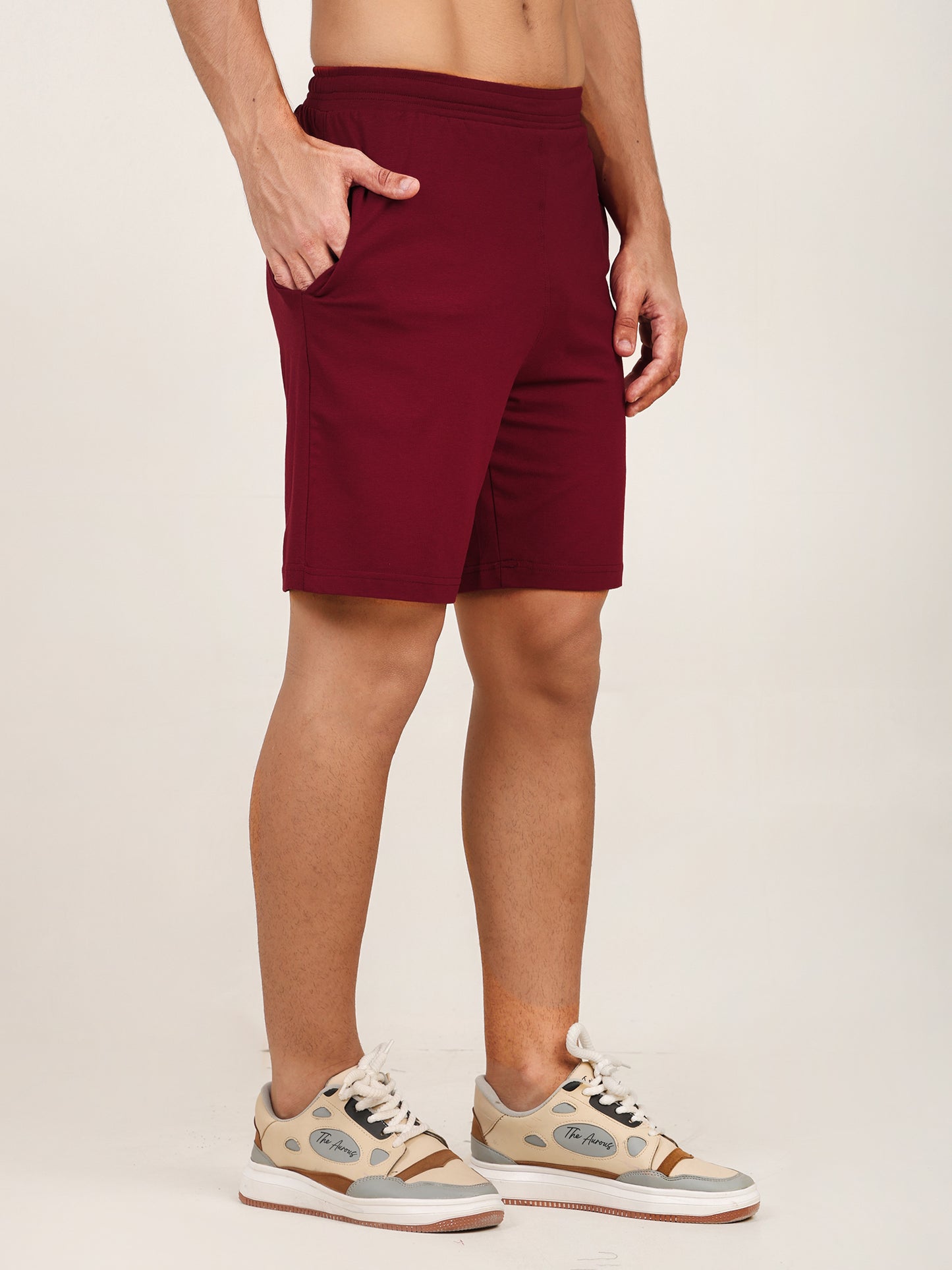 Naturefab Herren Bio Bambus Shorts Granite Green