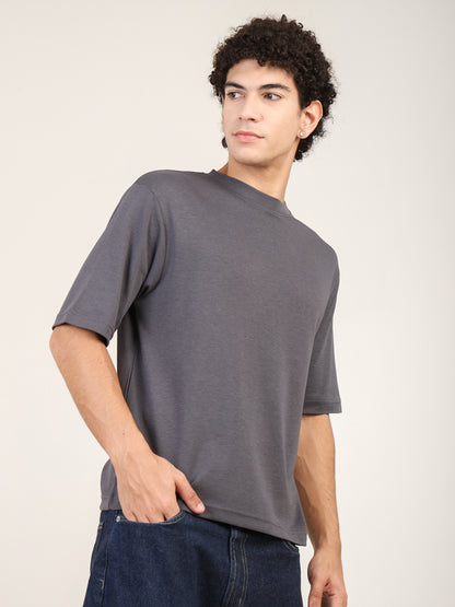 Naturefab Herren Bio Bambus T-Shirt Granite Green