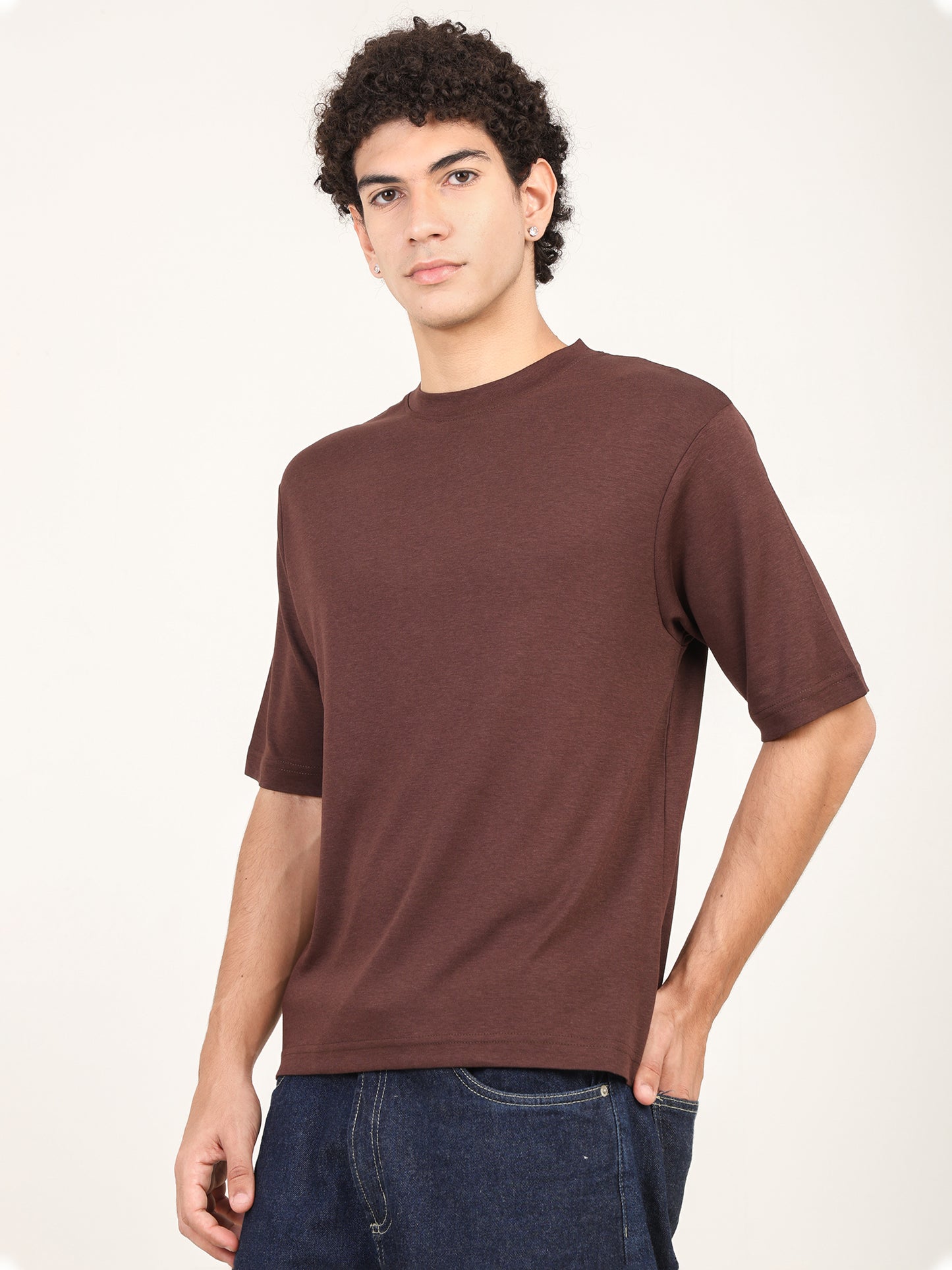 Naturefab Herren Bio Bambus T-Shirt Granite Green