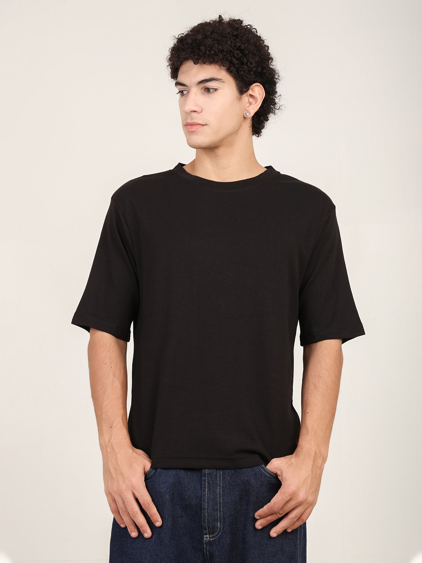 Naturefab Herren Bio Bambus T-Shirt Granite Green