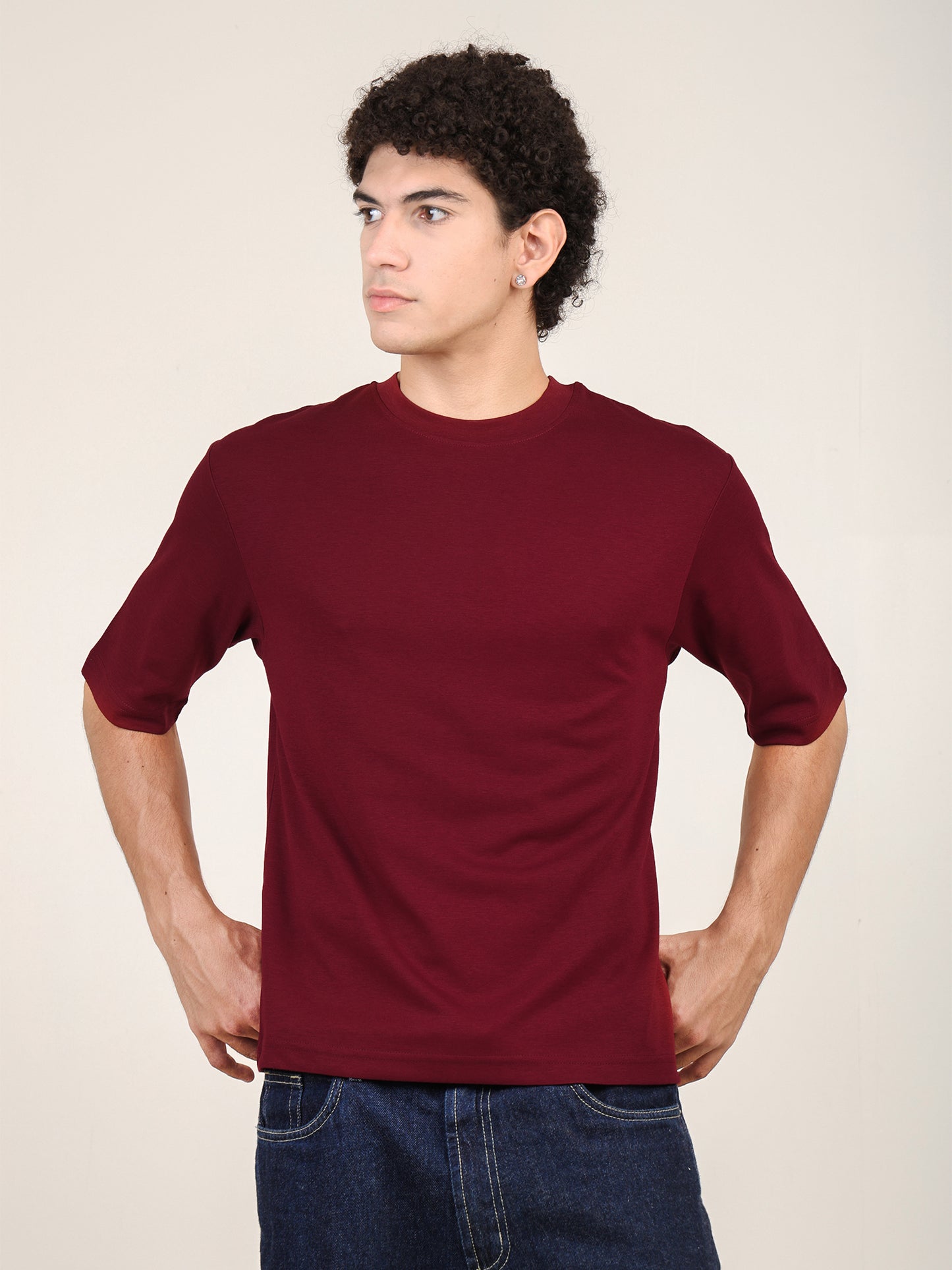 Naturefab Herren Bio Bambus T-Shirt Granite Green