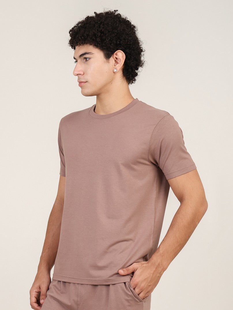 Naturefab Herren Bio Bambus T-Shirt Granite Green
