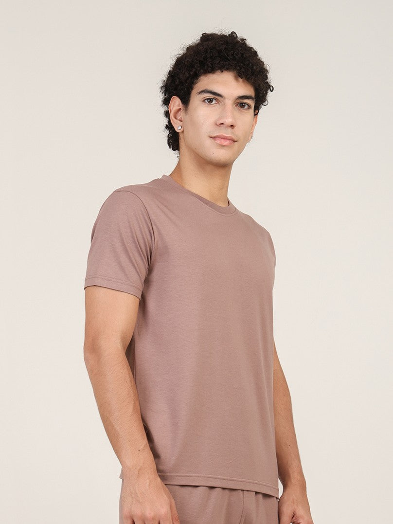Naturefab Herren Bio Bambus T-Shirt Granite Green