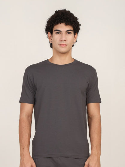 Naturefab Men's Organic Bamboo Tshirt Ash Grey