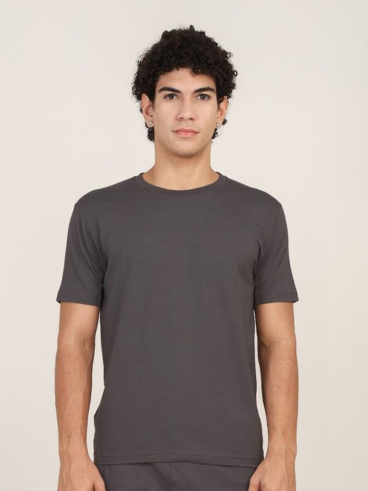 Naturefab Men's Organic Bamboo Tshirt Ash Grey