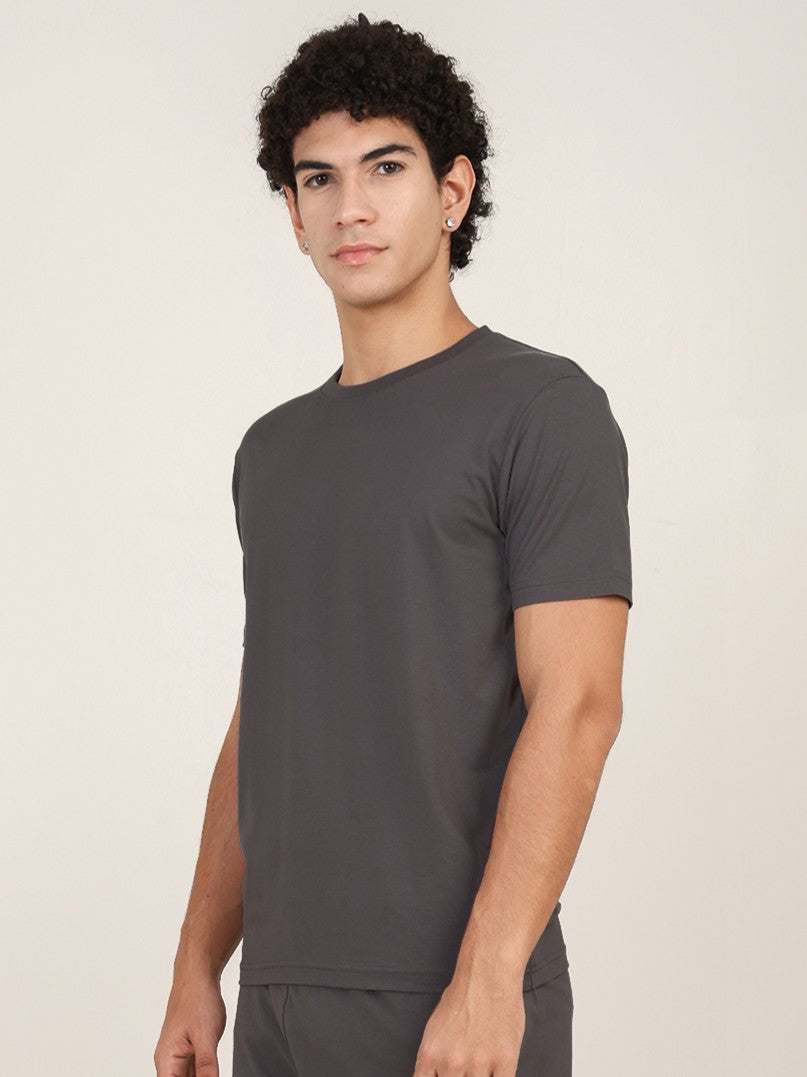 Naturefab Men's Organic Bamboo Tshirt Ash Grey