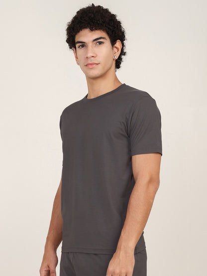 Naturefab Men's Organic Bamboo Tshirt Ash Grey