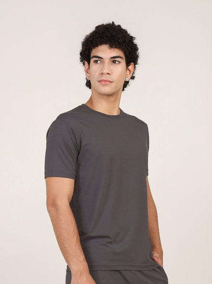 Naturefab Men's Organic Bamboo Tshirt Ash Grey