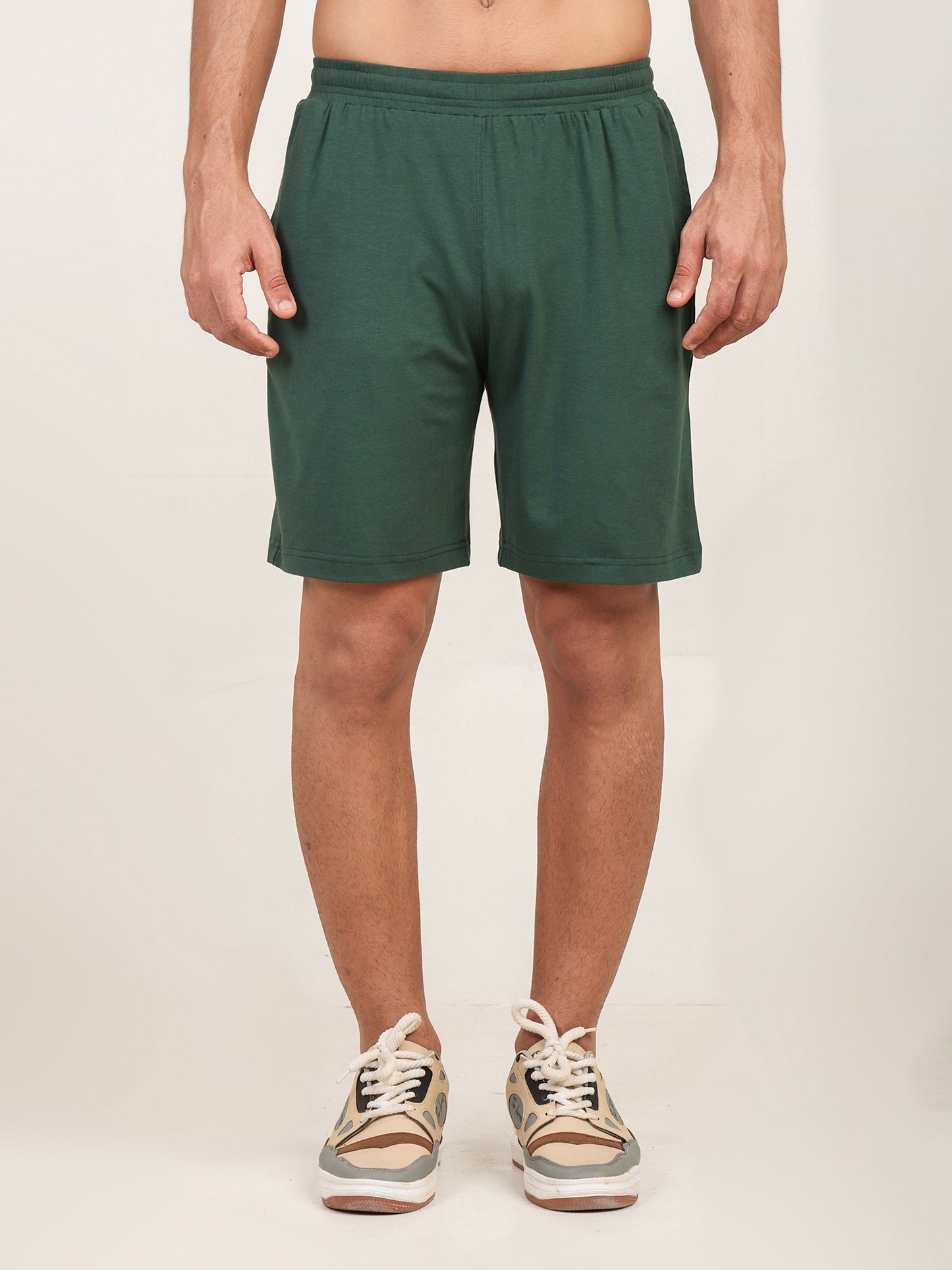 Naturefab Men’s Organic Bamboo Shorts Forest Green