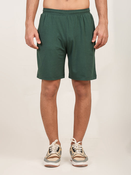 Naturefab Men’s Organic Bamboo Shorts Forest Green
