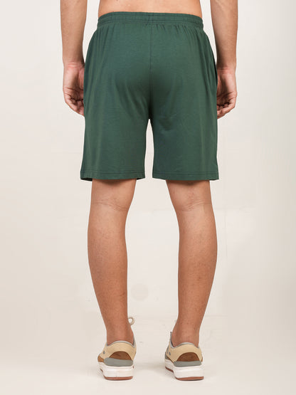 Naturefab Men’s Organic Bamboo Shorts Forest Green