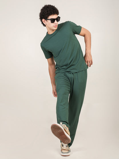 Naturefab Men’s Organic Bamboo Pajama Forest Green