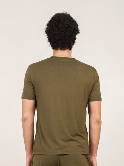 Naturefab Men's Organic Bamboo Tshirt Moss Green