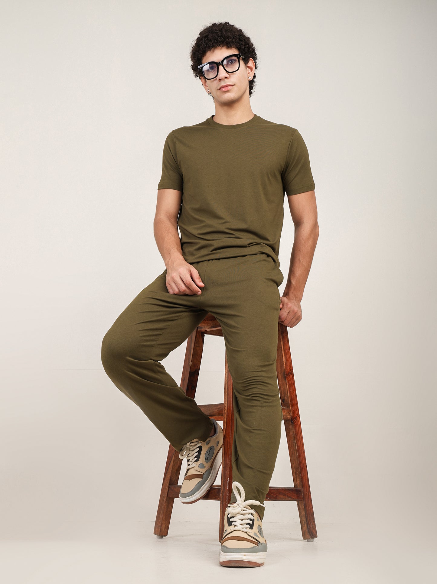 Naturefab Herren Bio Bambus Shorts Granite Green