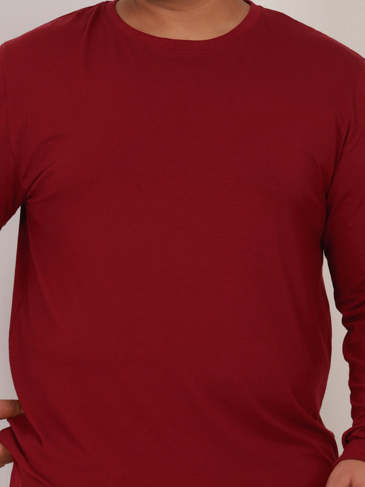 Naturefab Men's Organic Bamboo Full Sleeve Pajama Co-ord Deep Red